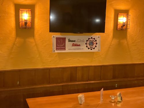 Unsere neues Banner hängt seit 28.01.2025 in unserem Clublokal "Restaurant Grossweier"